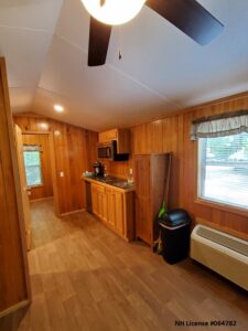 Cabin kitchen area