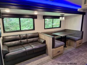 Rental Camper Living area