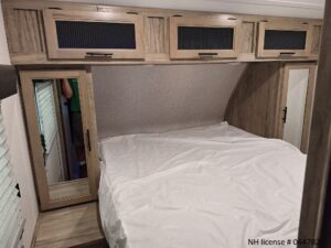 Rental Camper Master bedroom